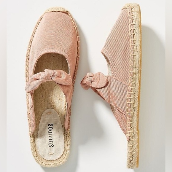 Soludos Alma Bow Espadrille Slides size 8.5 - Picture 1 of 8